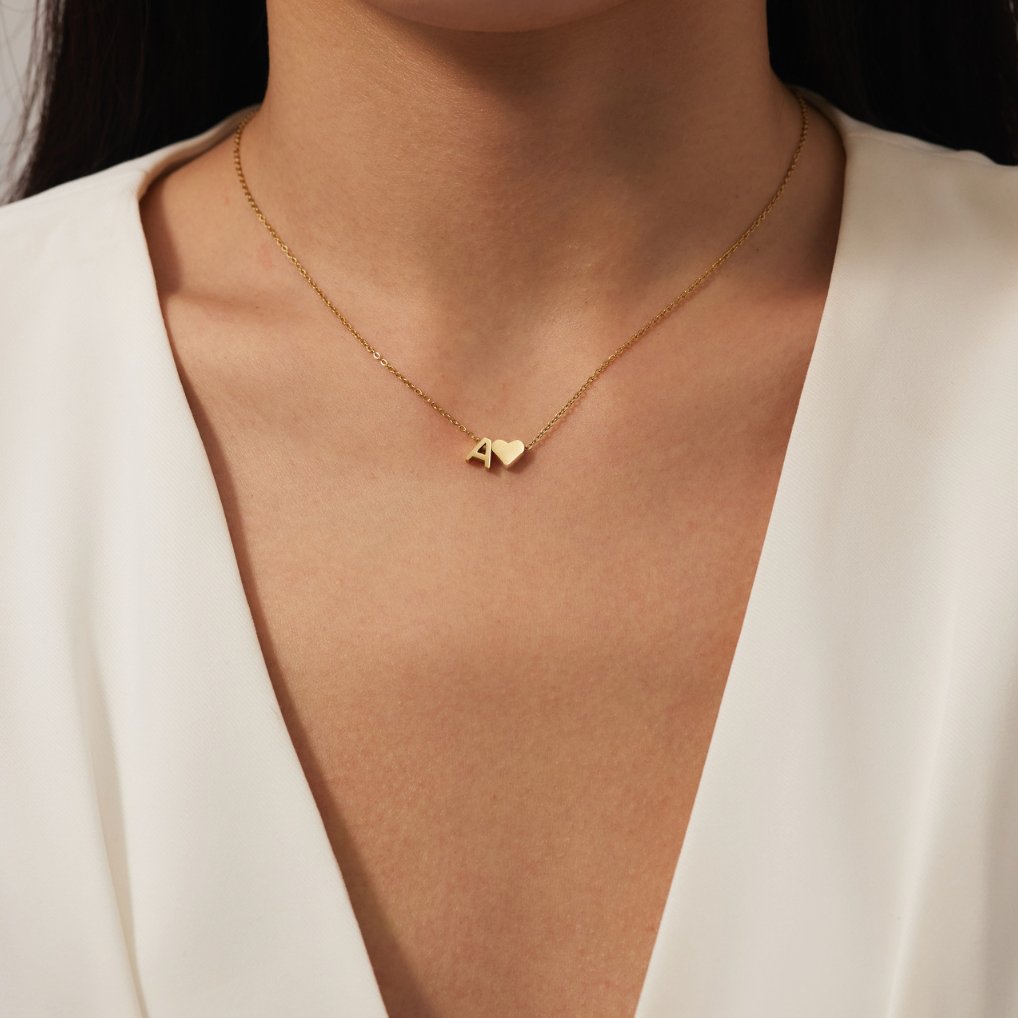 Amata Initial Necklace