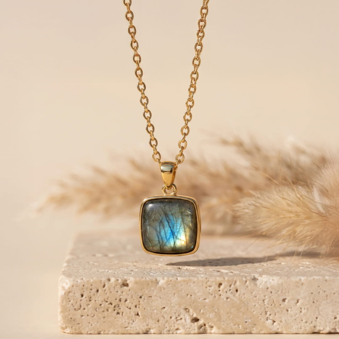 "Reflections of Light" Pendant in Labradorite