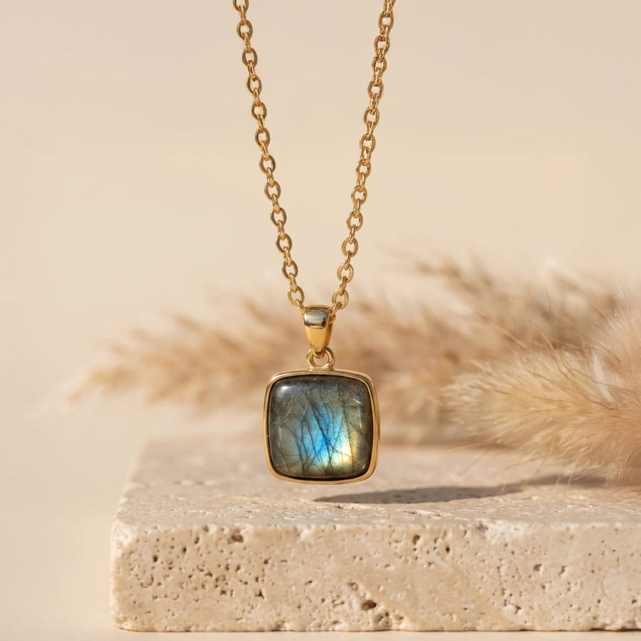 "Reflections of Light" Pendant in Labradorite