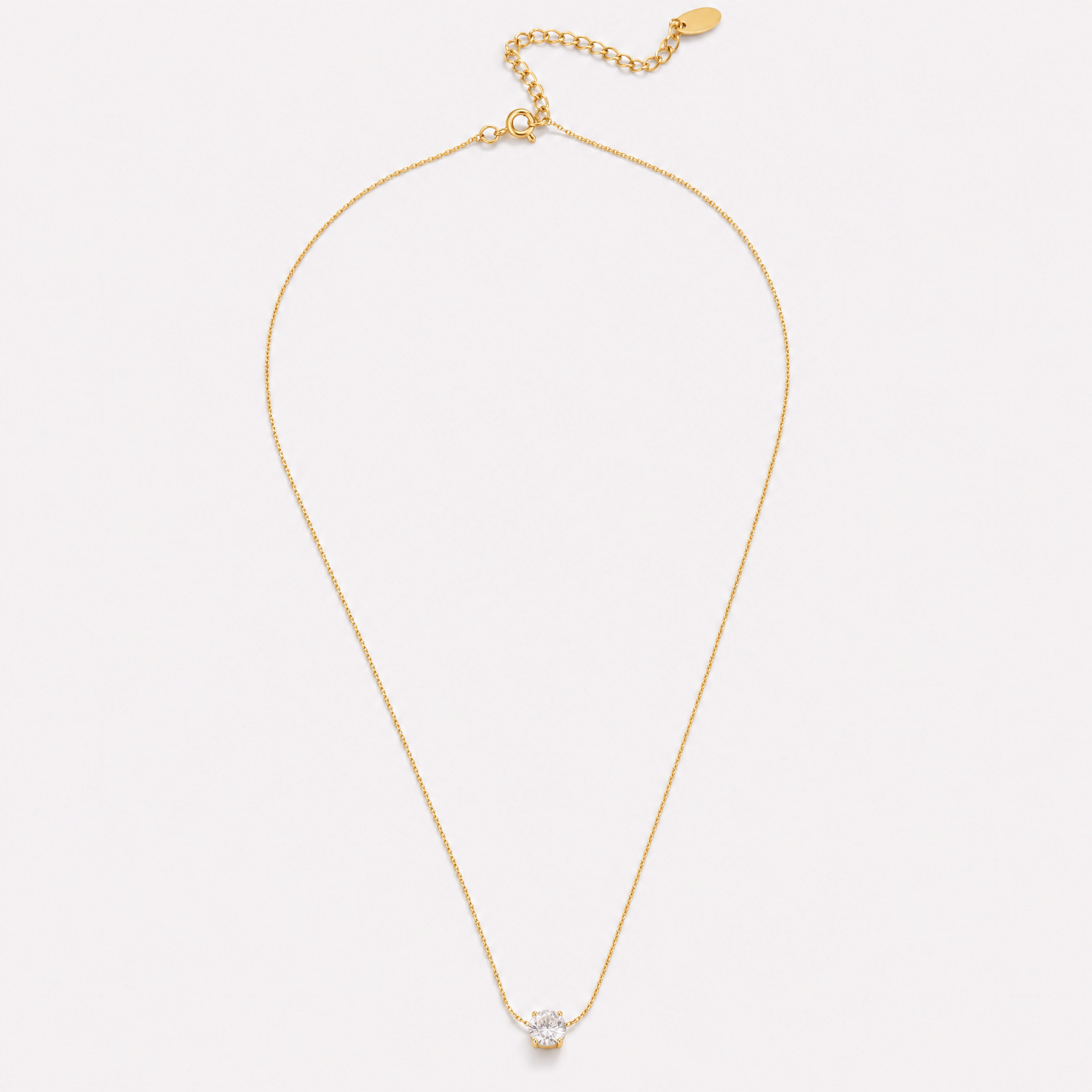 Elisa Solitaire Necklace
