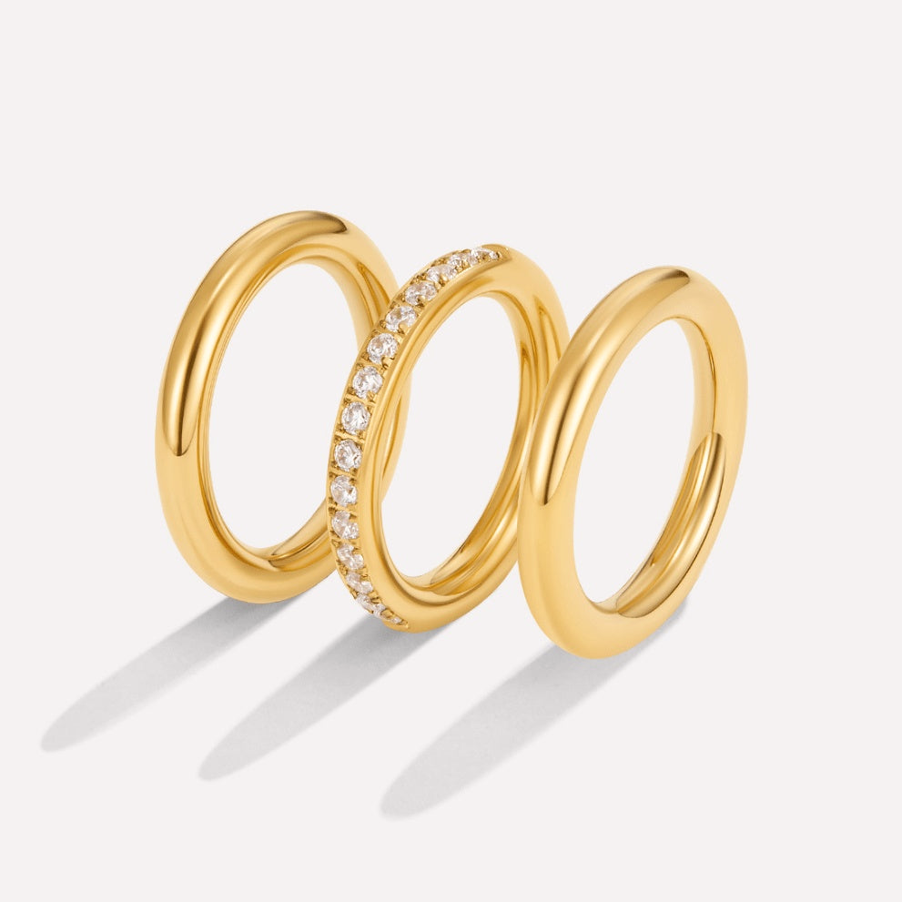 Terza Stacking Ring Set