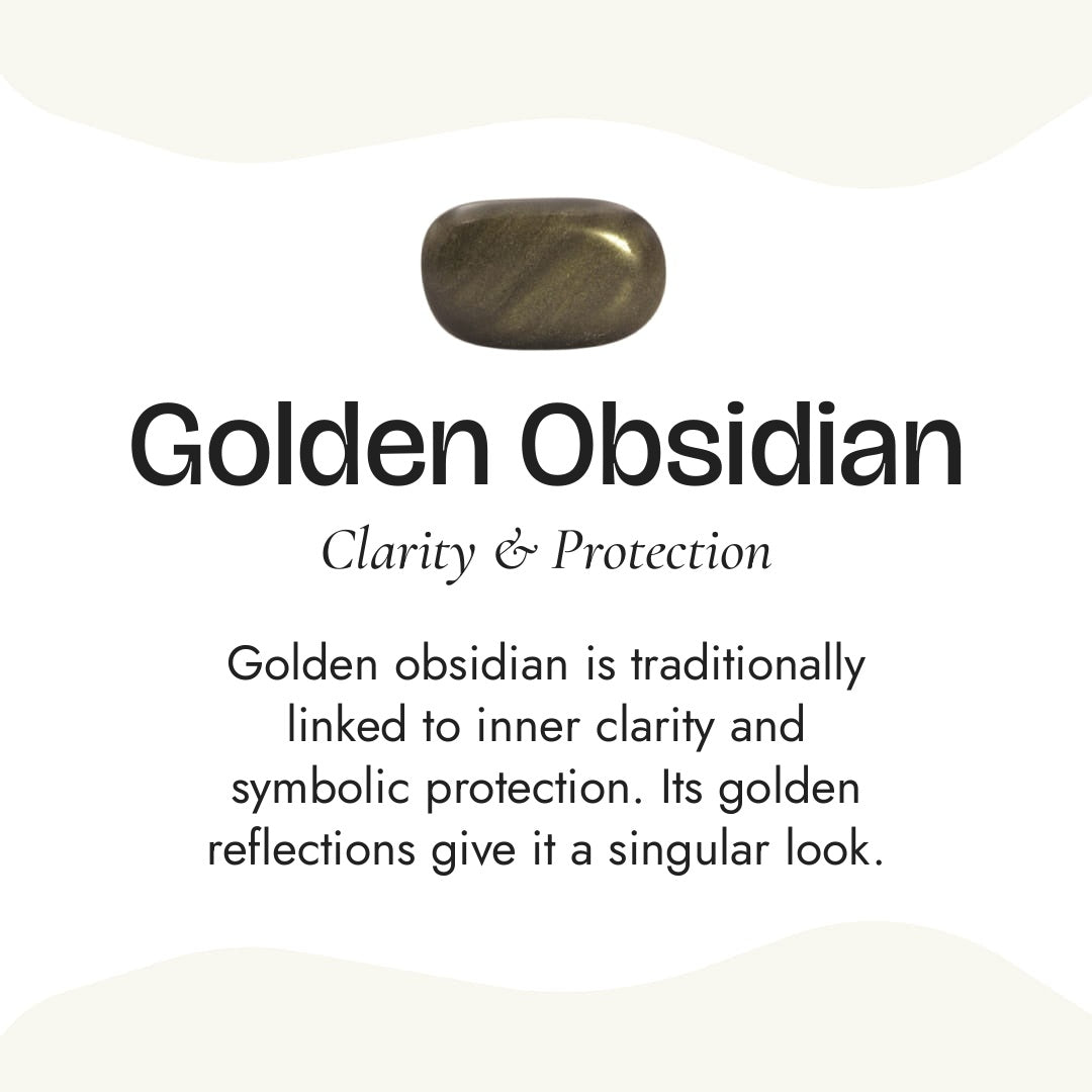 "Sphere" Pendant in Golden Obsidian
