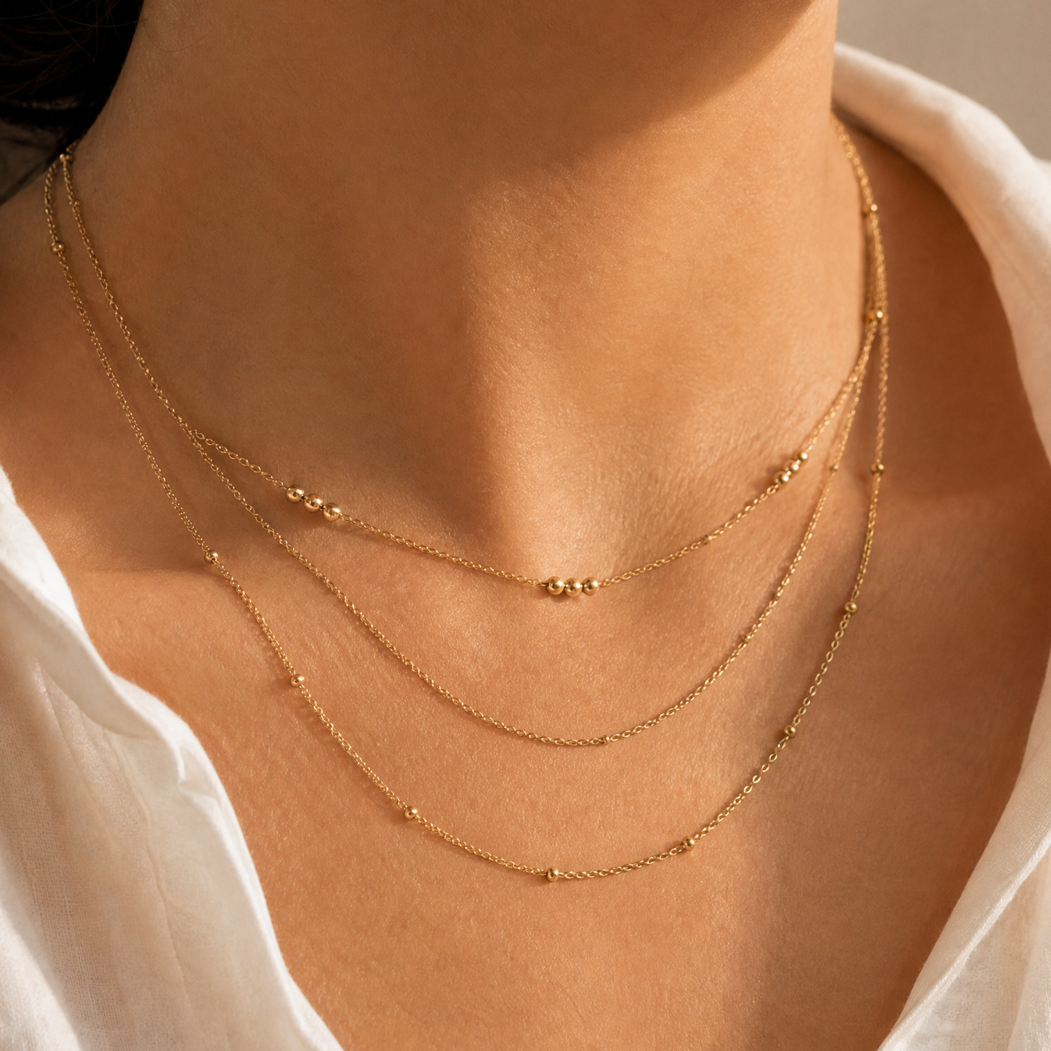 Delia Layered Chain Necklace