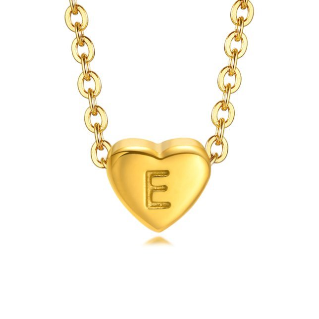 Diletta Heart Initial Bracelet