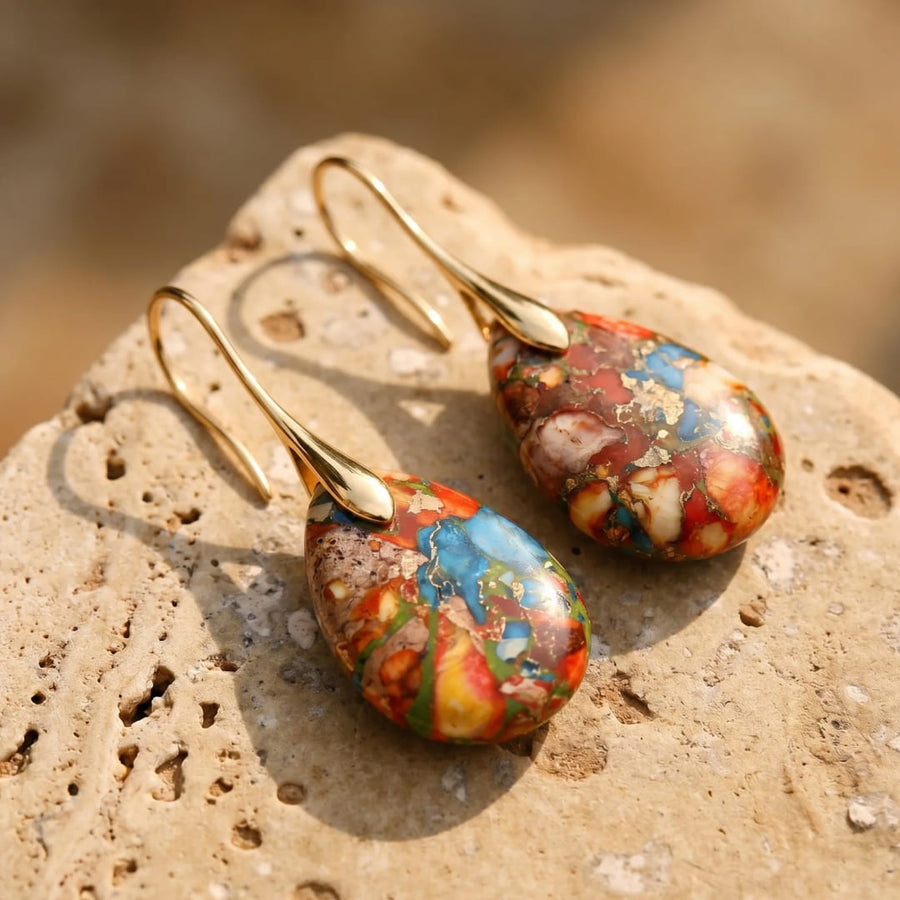 "Harlequin Drops" Earrings
