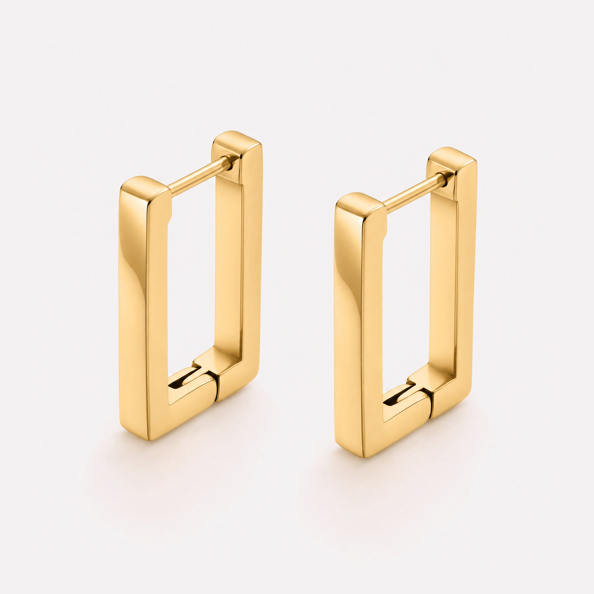 Tecla Rectangle Hoops