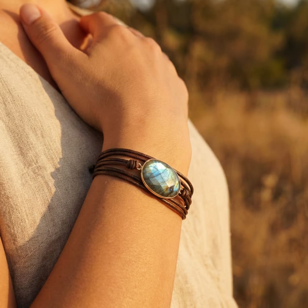 "Light" Bracelet in Labradorite