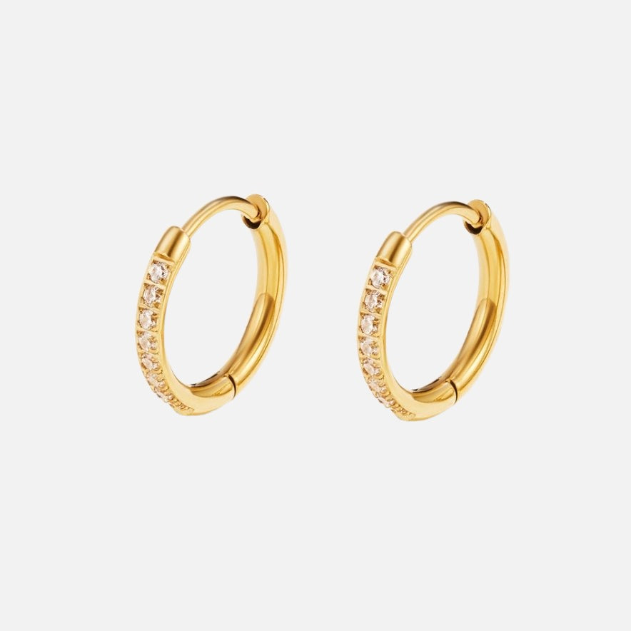 Eternity Hoop Earrings