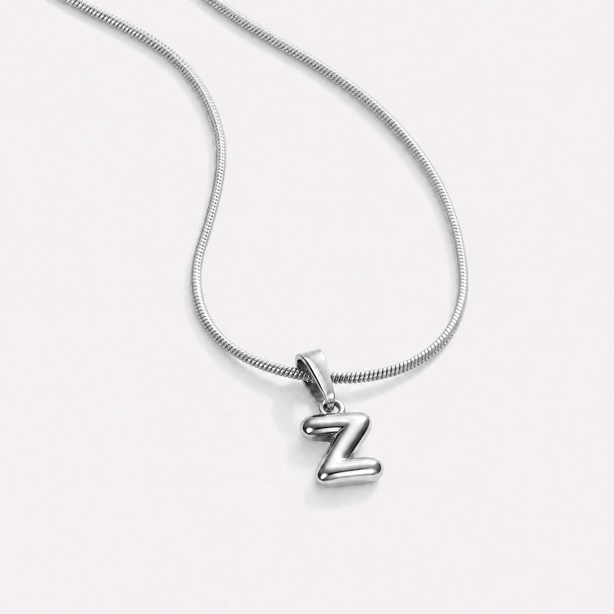Bettina Bubble Initial Necklace
