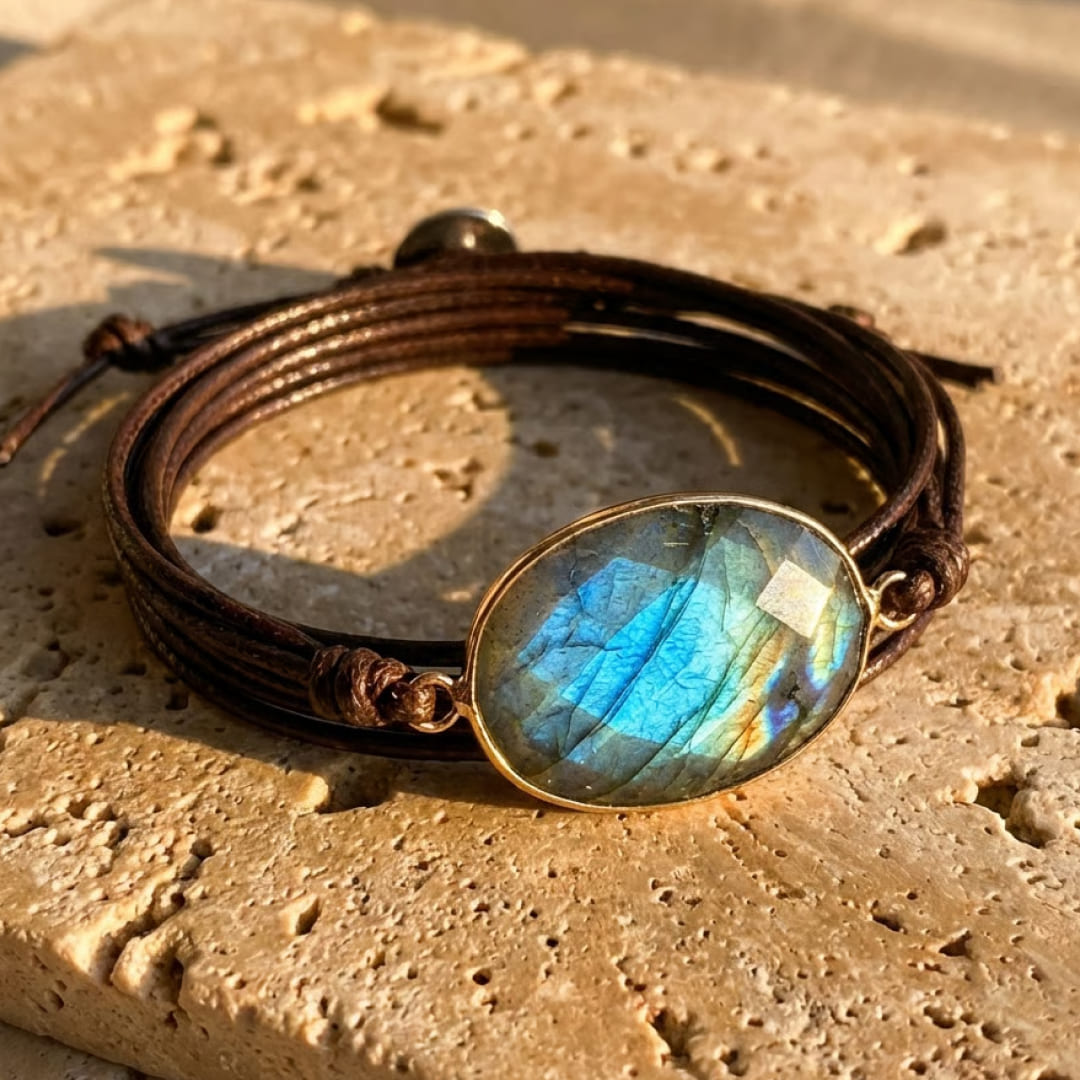 "Light" Bracelet in Labradorite