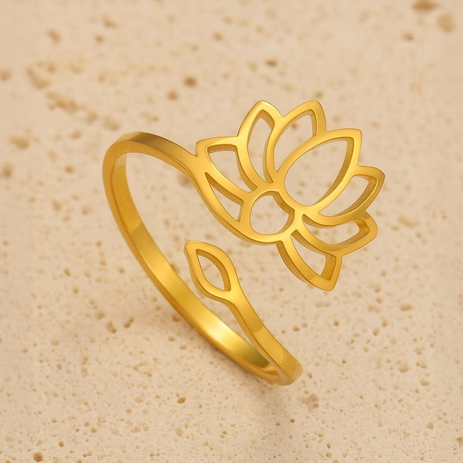 Lotus Adjustable Ring