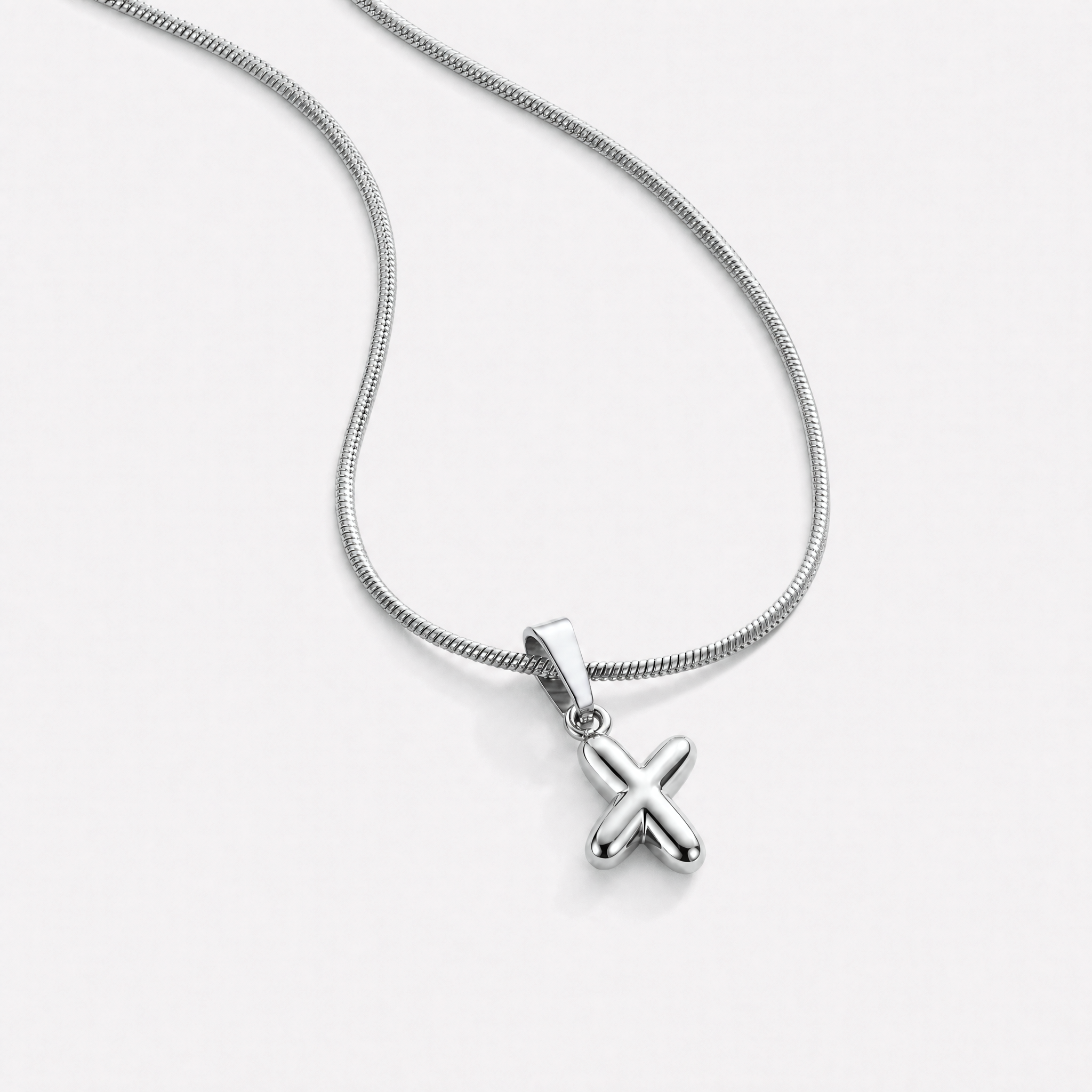 Bettina Bubble Initial Necklace