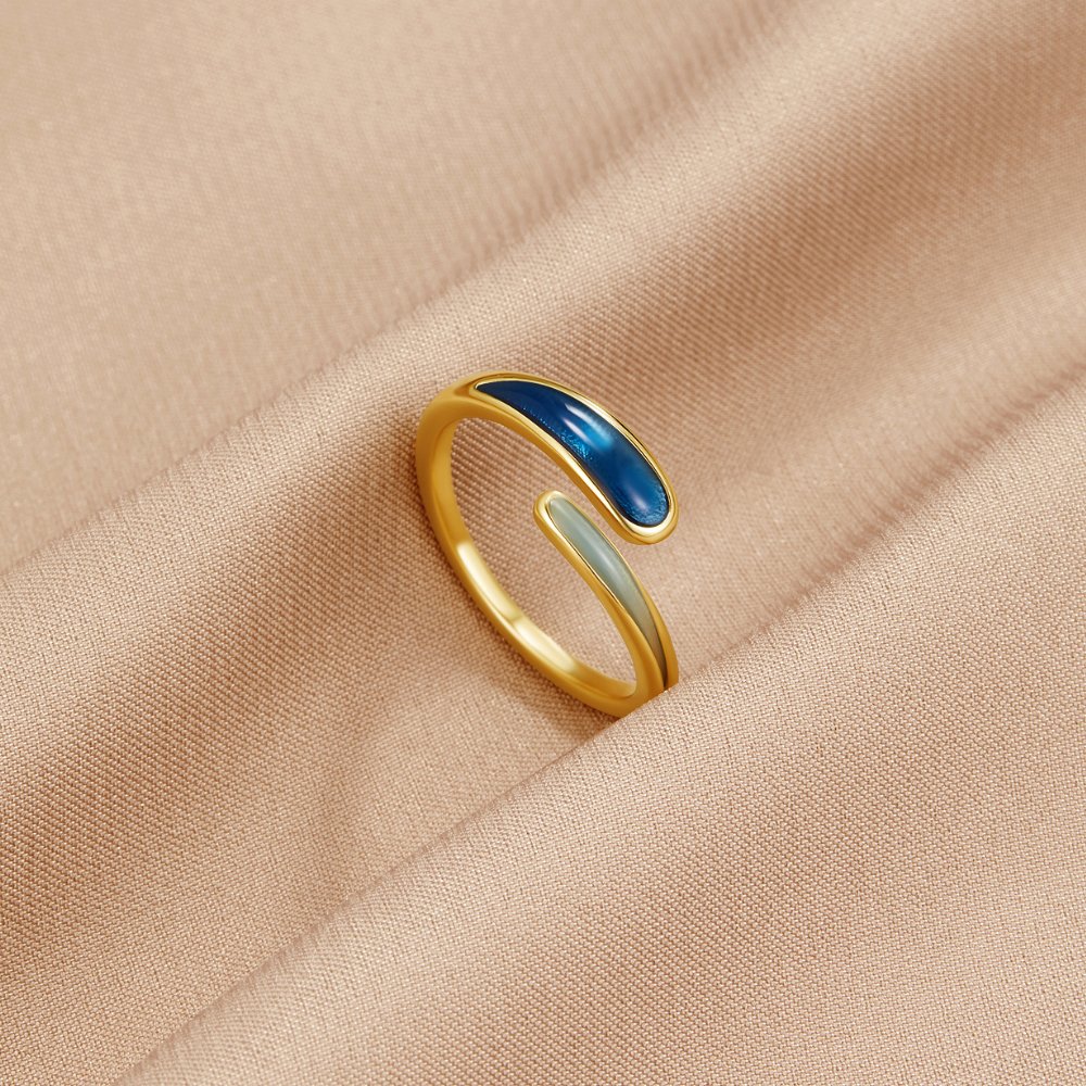 Velia Enamel Wrap Ring
