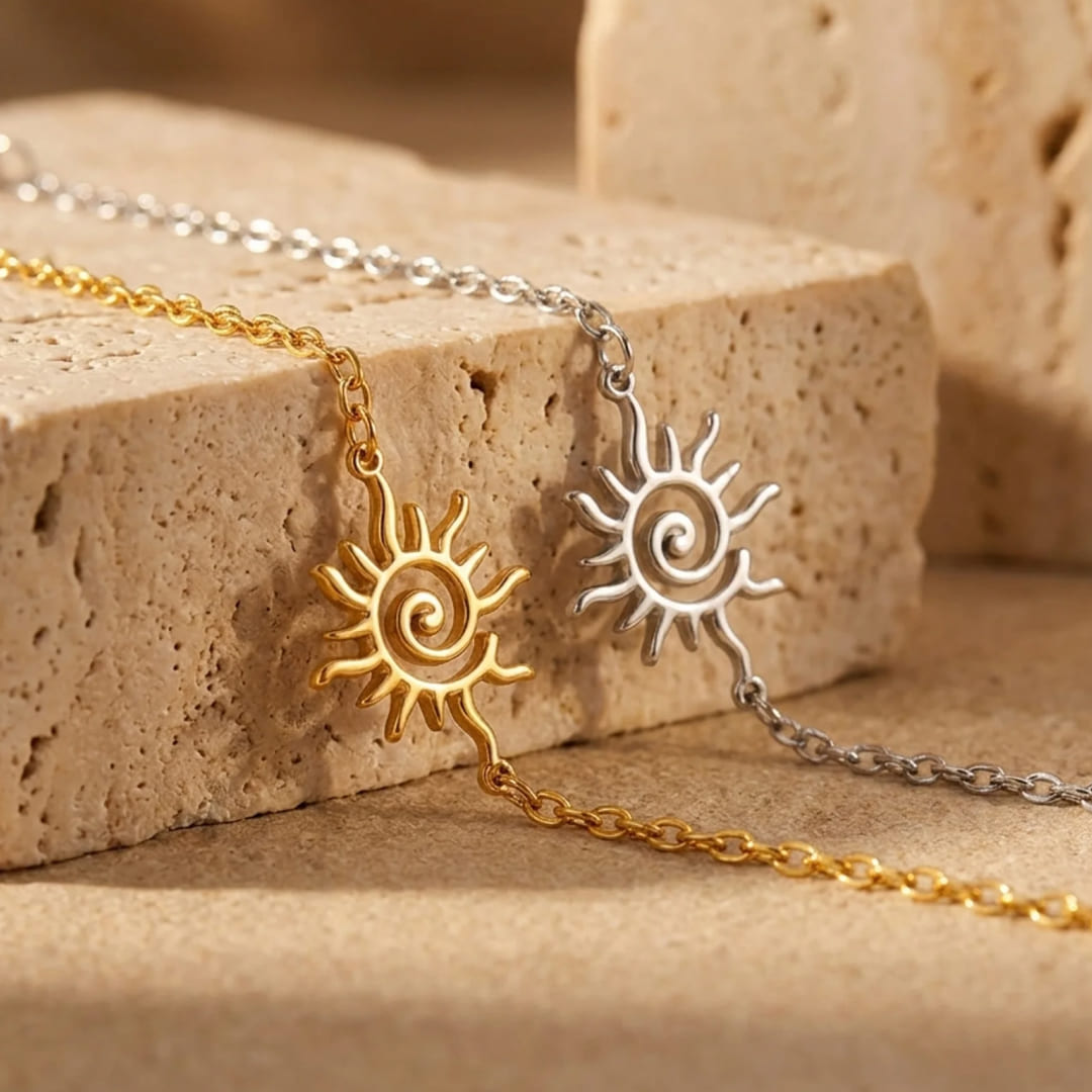 "Ray of Life" Symbolic Sun Bracelet