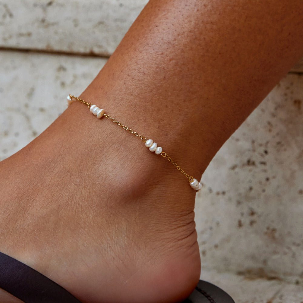 Nerina Pearl Anklet