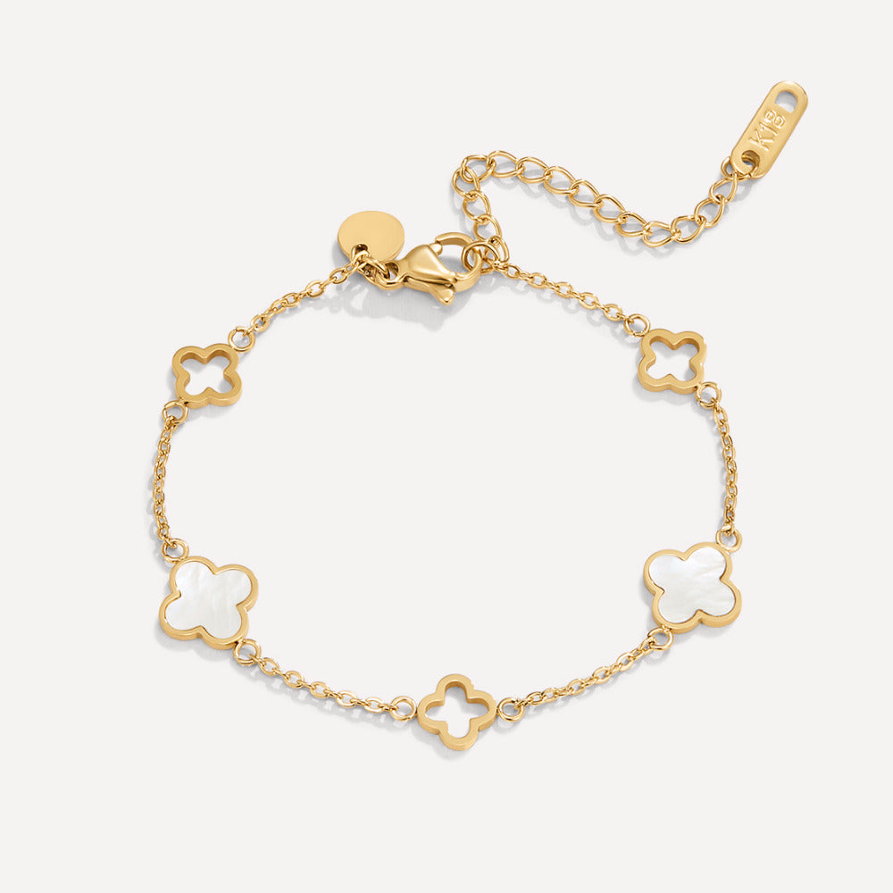 Viola Clover Bracelet