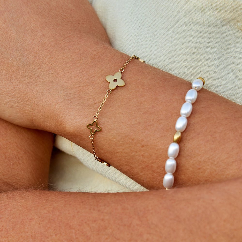 Emma Clover Chain Bracelet