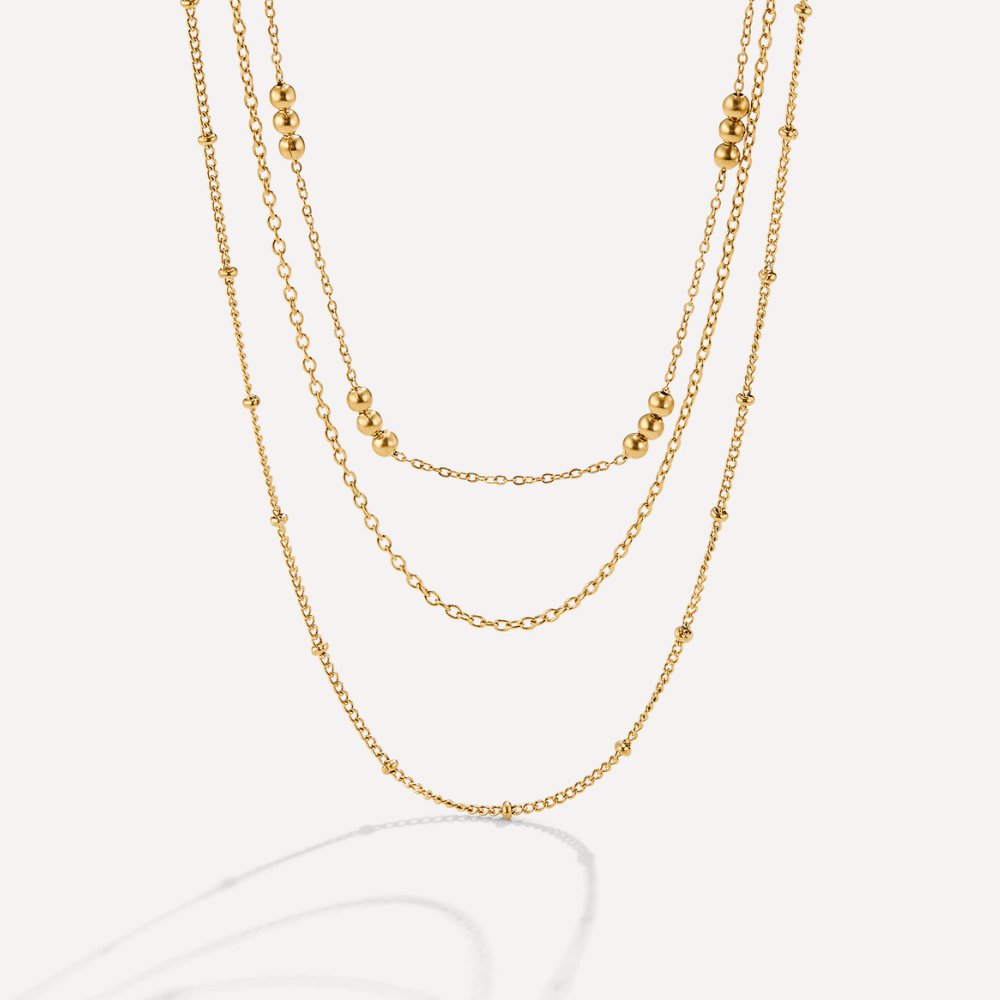 Delia Layered Chain Necklace