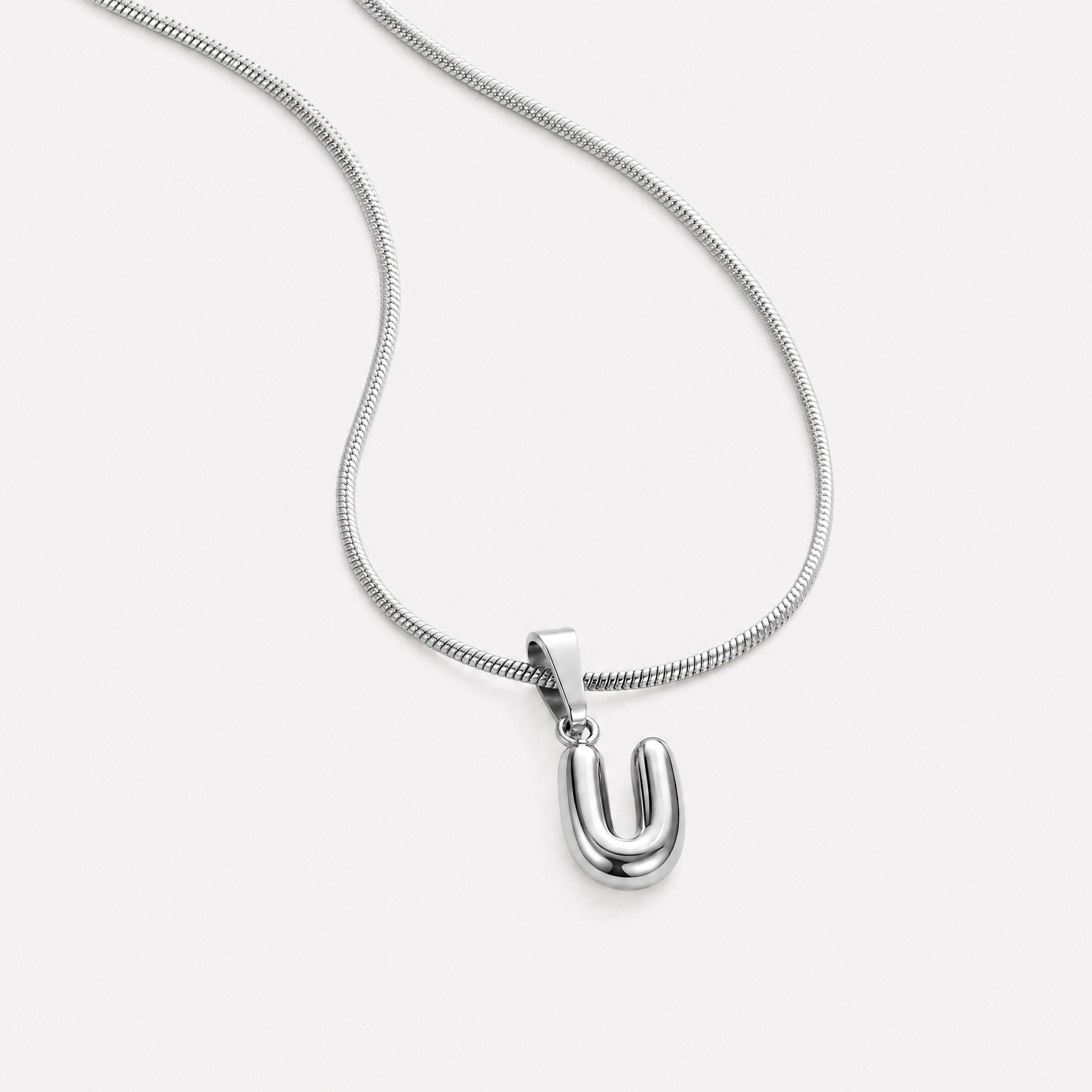 Bettina Bubble Initial Necklace
