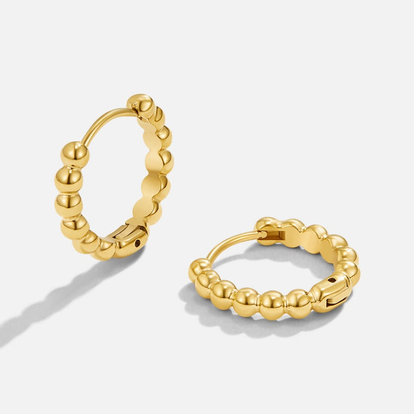 Nicoletta Bead Hoops