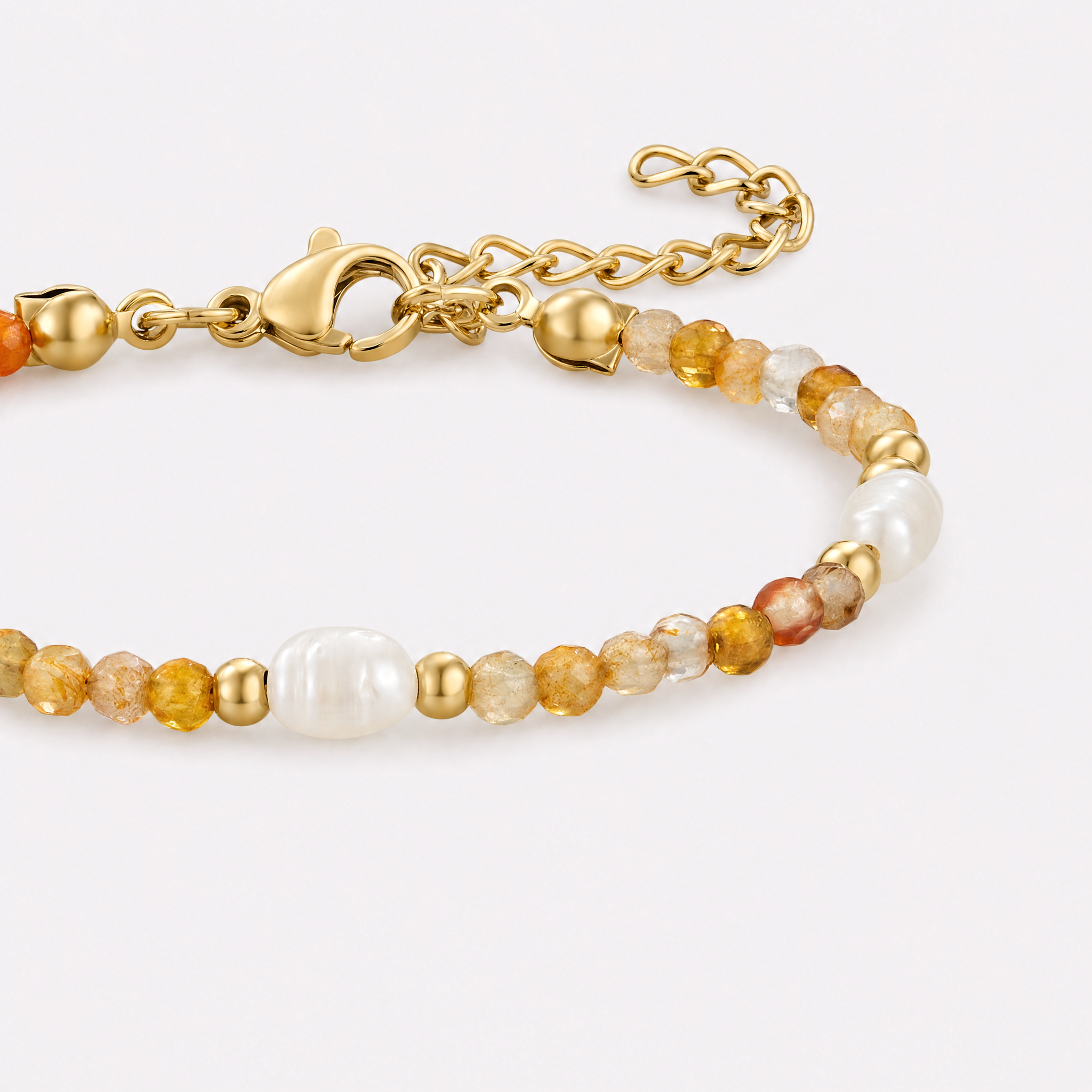 Agata Bead Bracelet