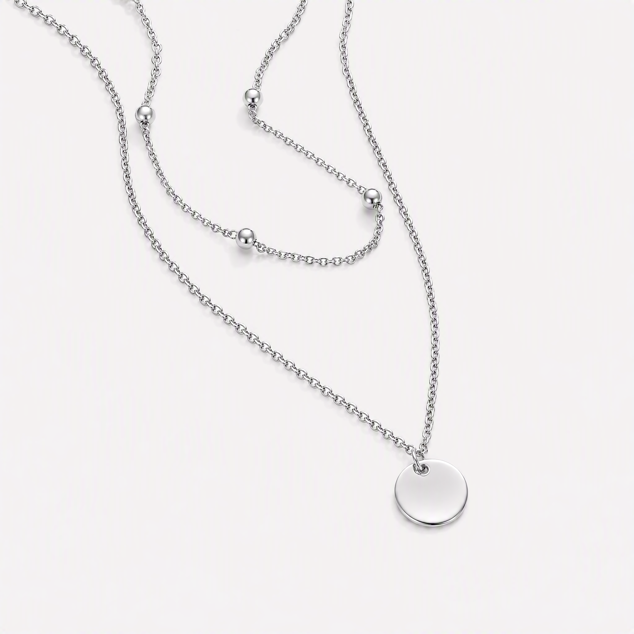 Serena Disc Necklace