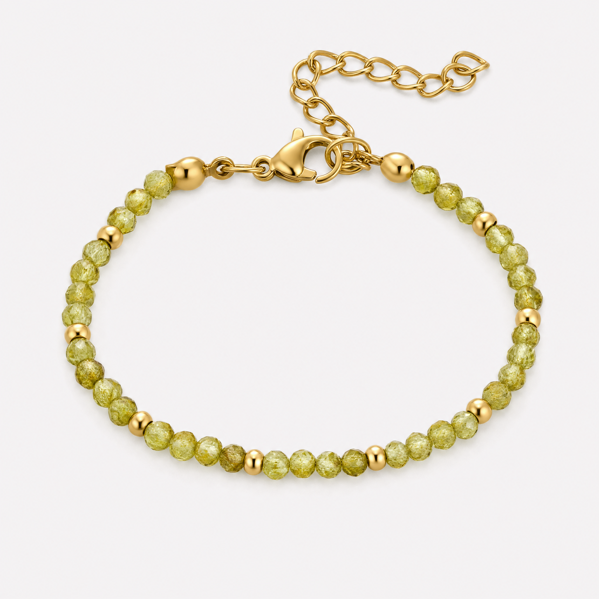 Oliva Peridot Bracelet