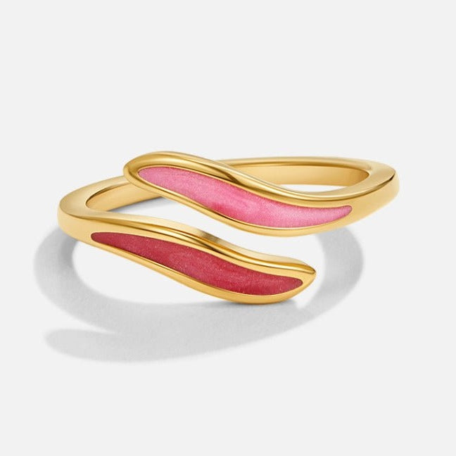 Colomba Enamel Wrap Ring