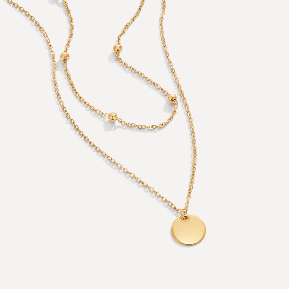 Serena Disc Necklace
