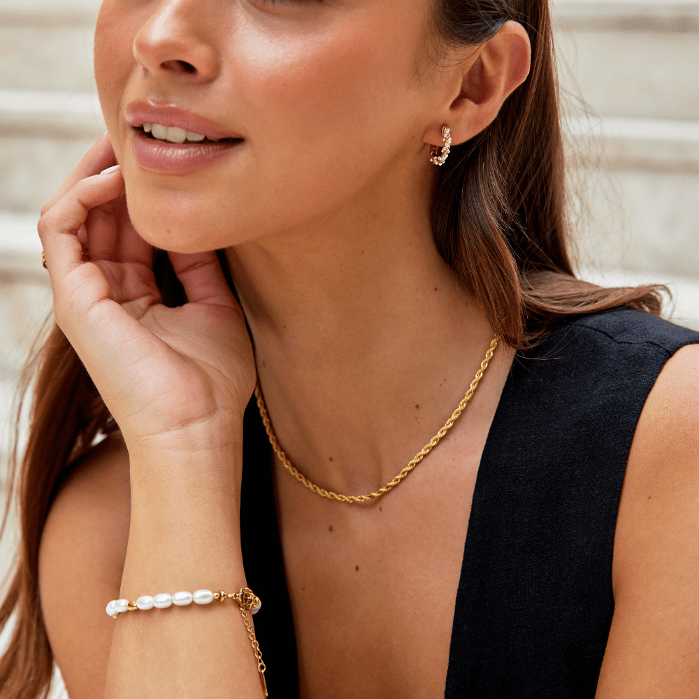 Carmela Twisted Chain Necklace