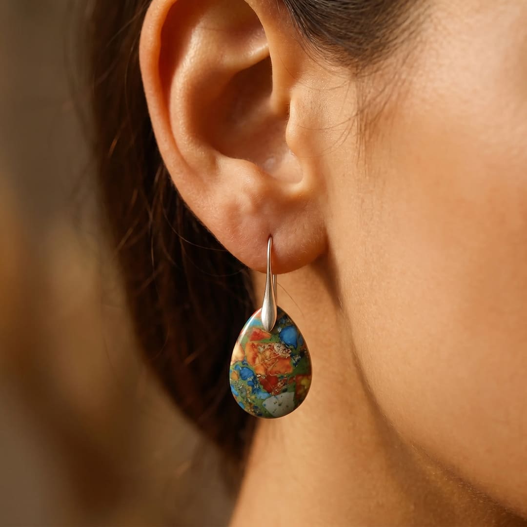 "Harlequin Drops" Earrings
