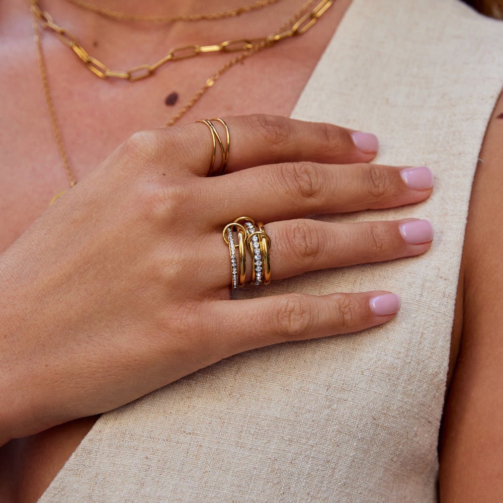 Portia Pavé Band Ring