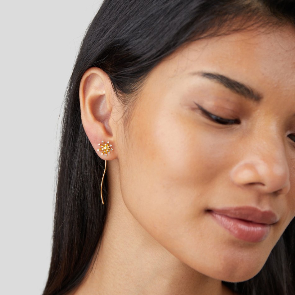 Zefira Dandelion Earrings