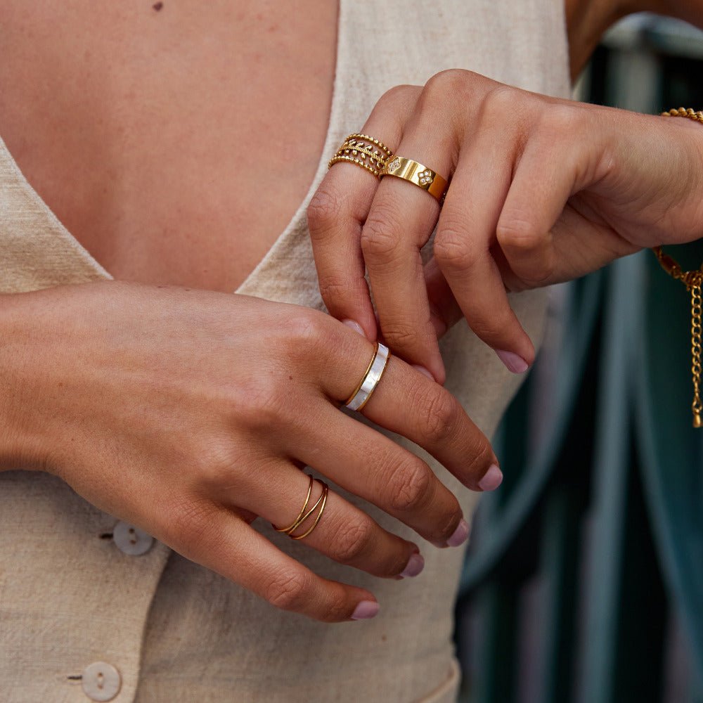 Irma Mother-of-Pearl Ring
