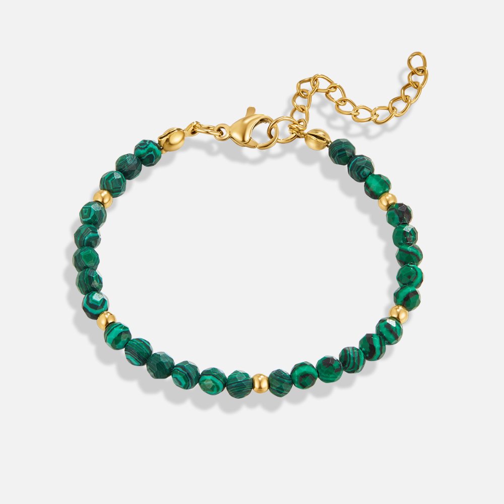 Ilenia Green Bead Bracelet