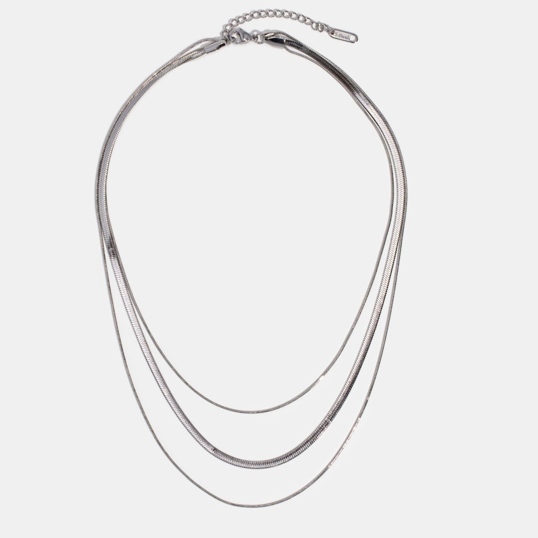 Simona Herringbone Necklace