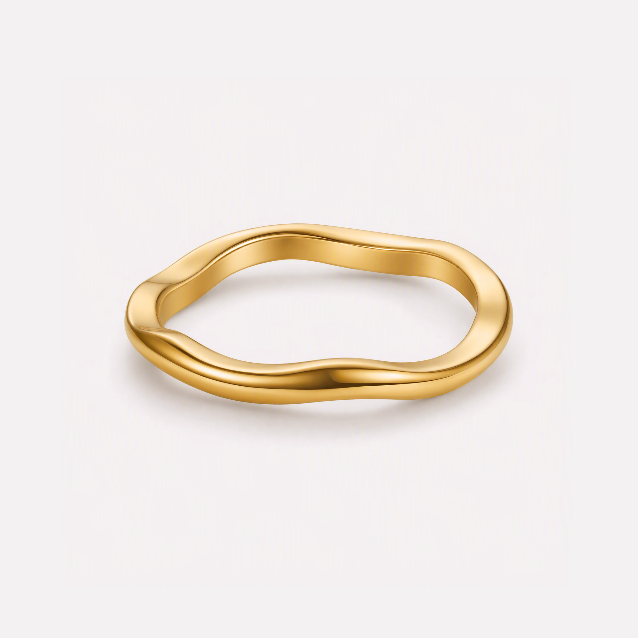 Maristella Thin Wave Ring