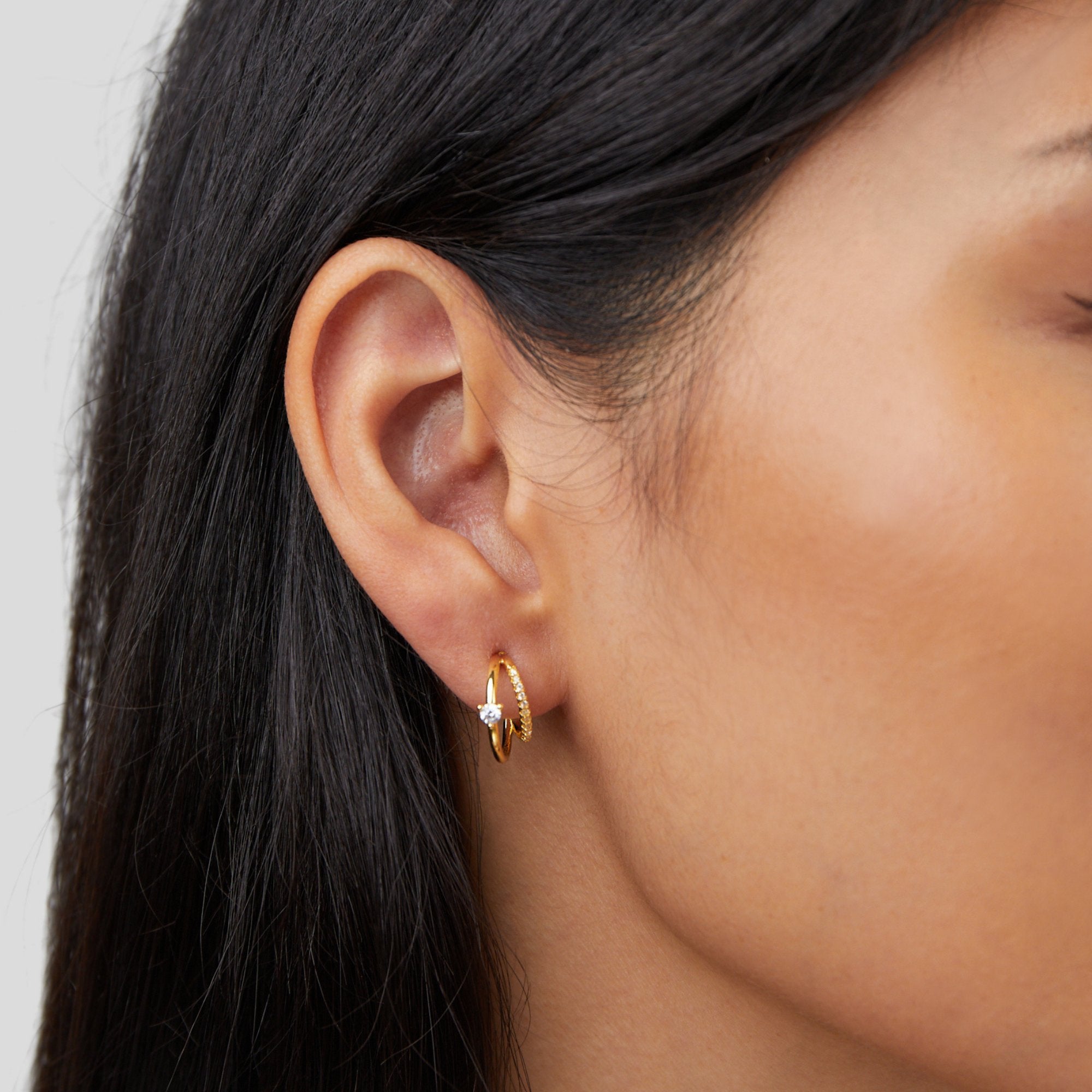 Flavia Charm Hoops