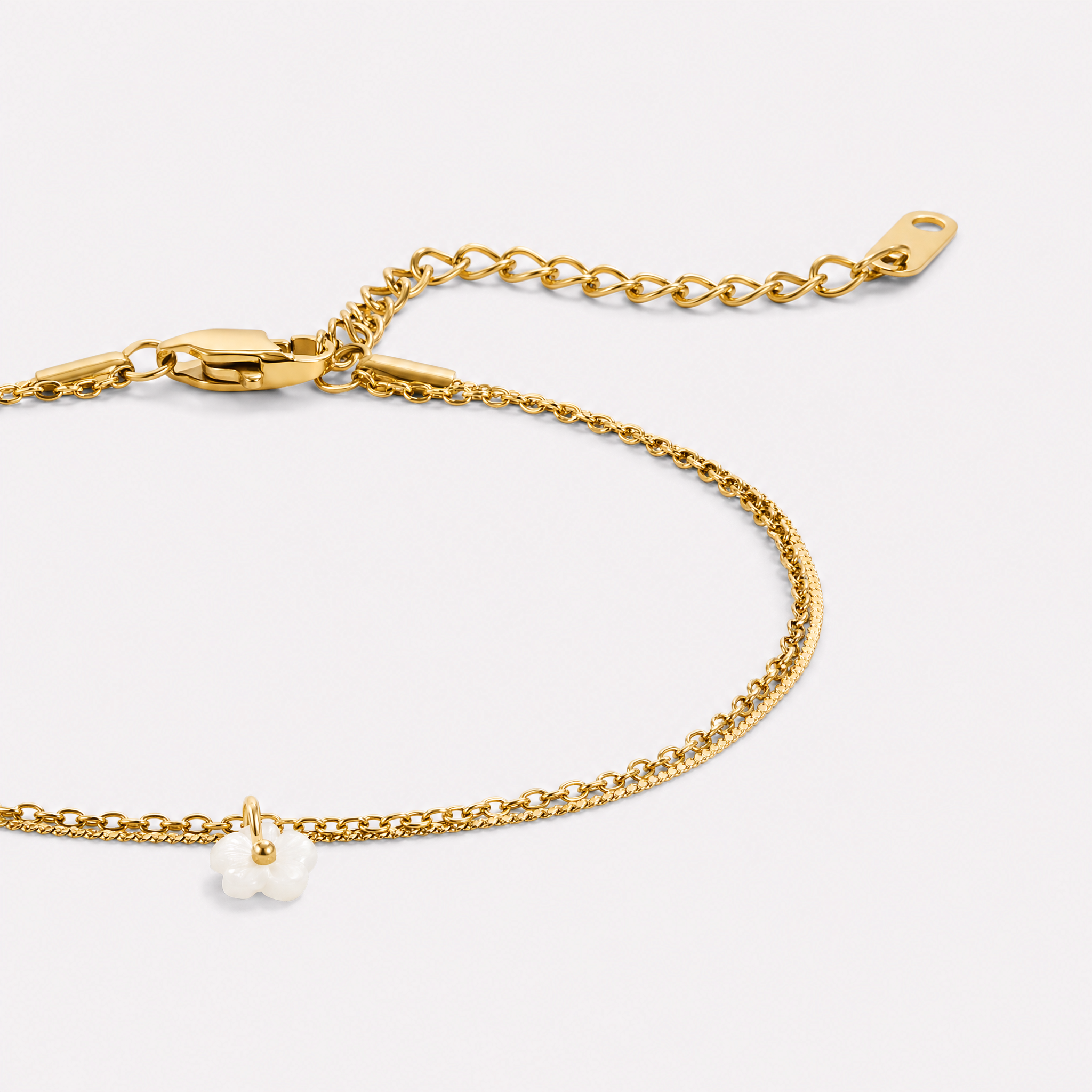 Gardenia Flower Anklet