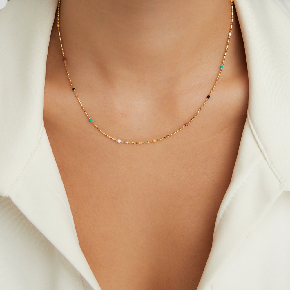 Ottavia Beaded Necklace