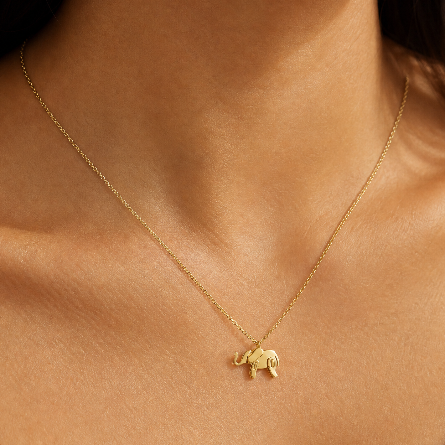 Fausta Elephant Necklace