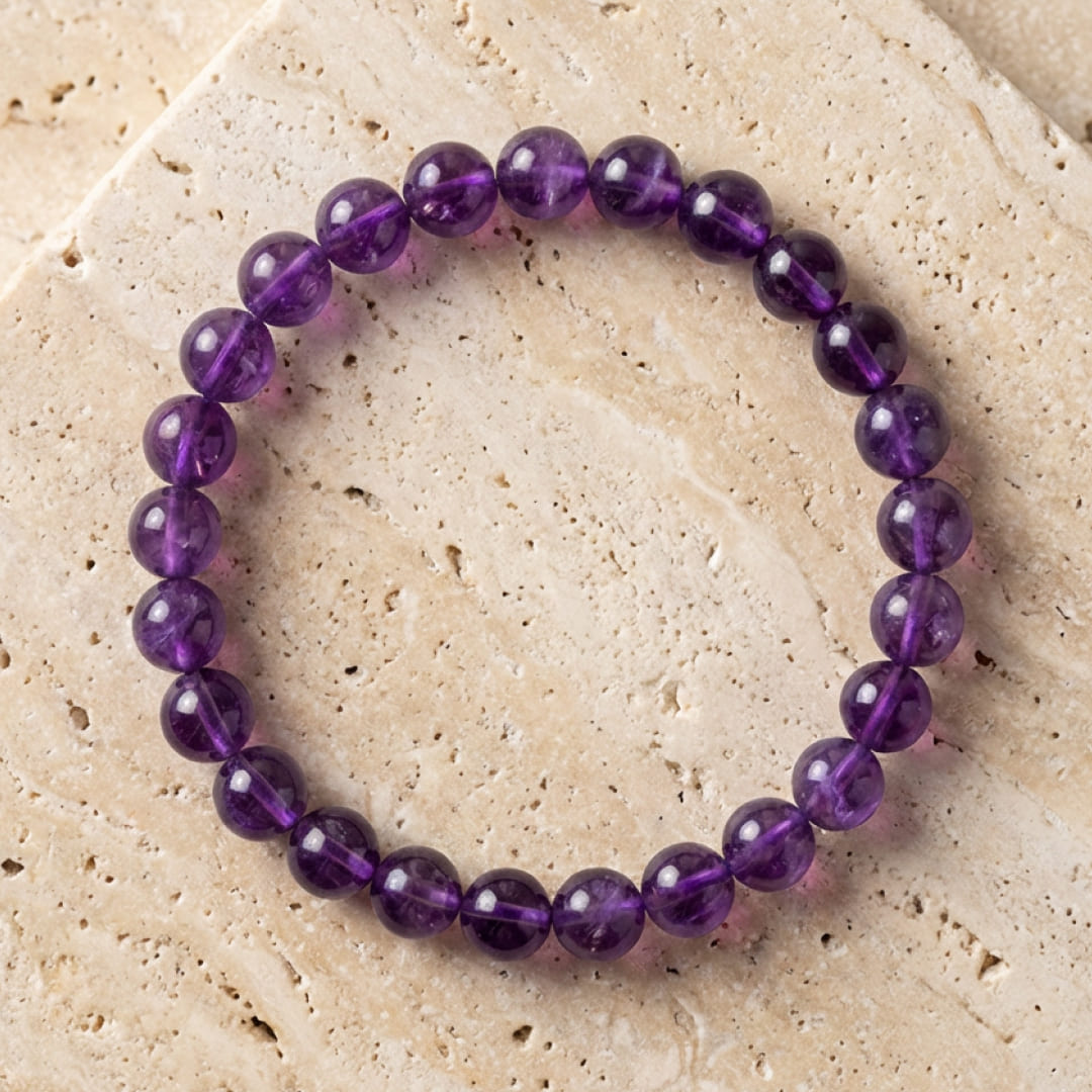 "Symbol of Soothing" Bracelet in Amethyst
