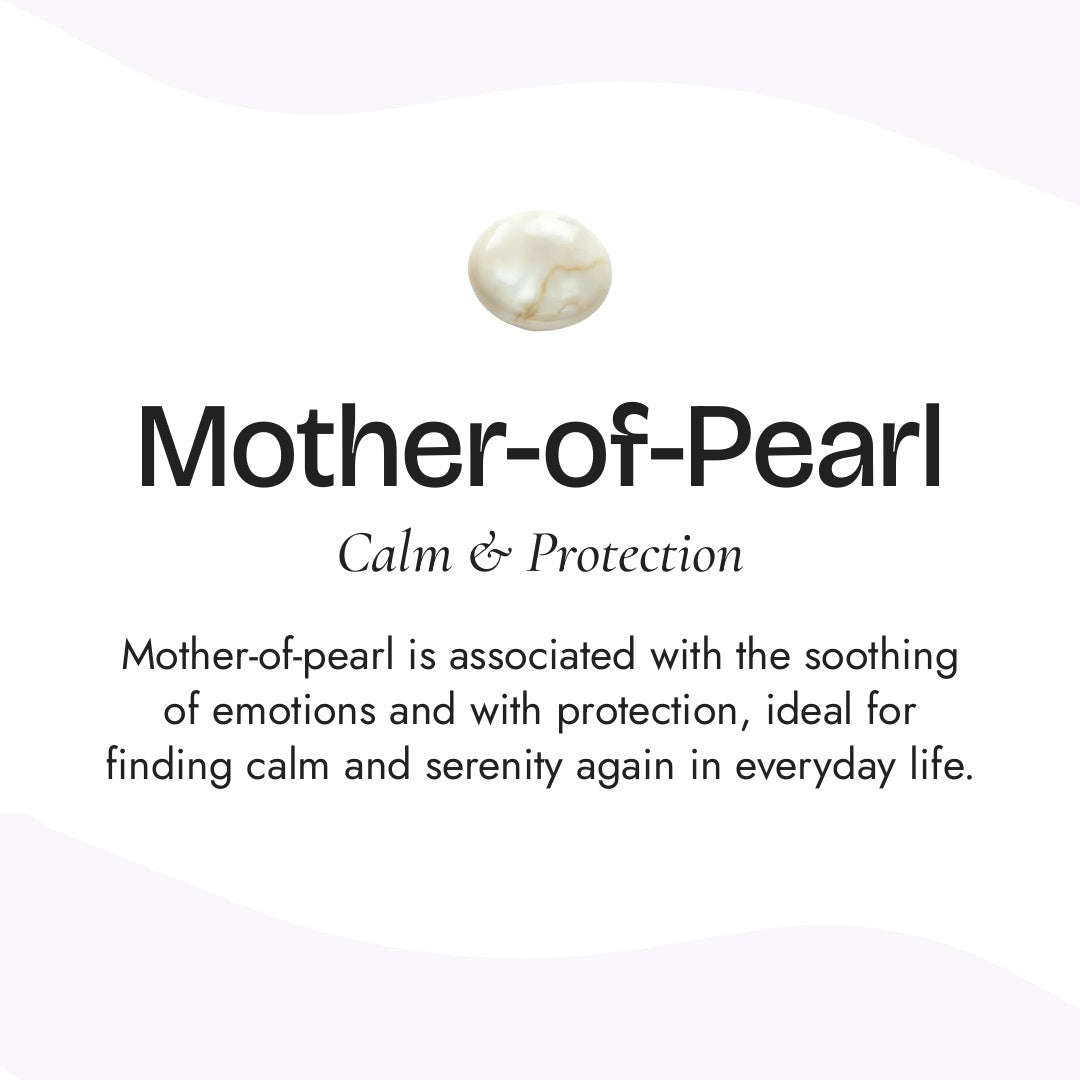 "Mother-of-Pearl Softness" Adjustable Ring