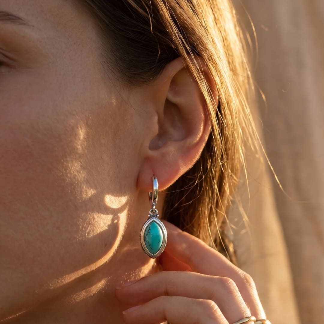 "Gentle Turquoise" Earrings