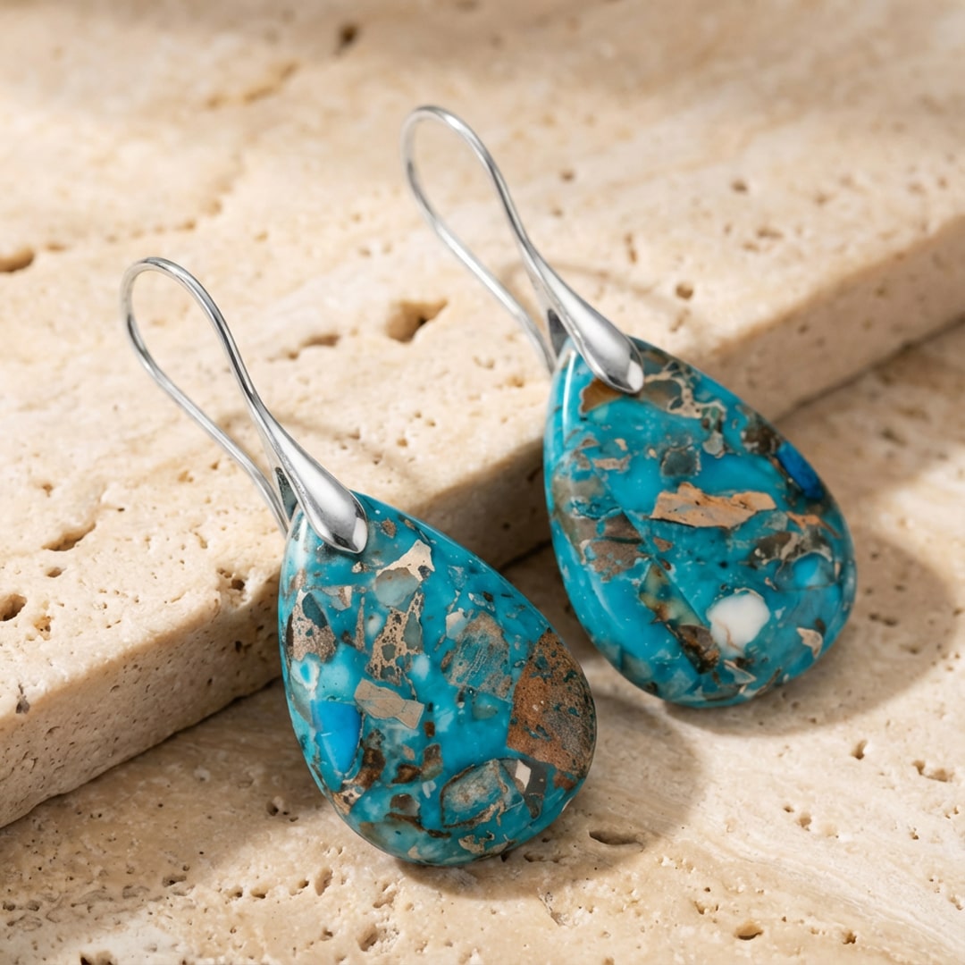 "Aquarella" Drop Earrings