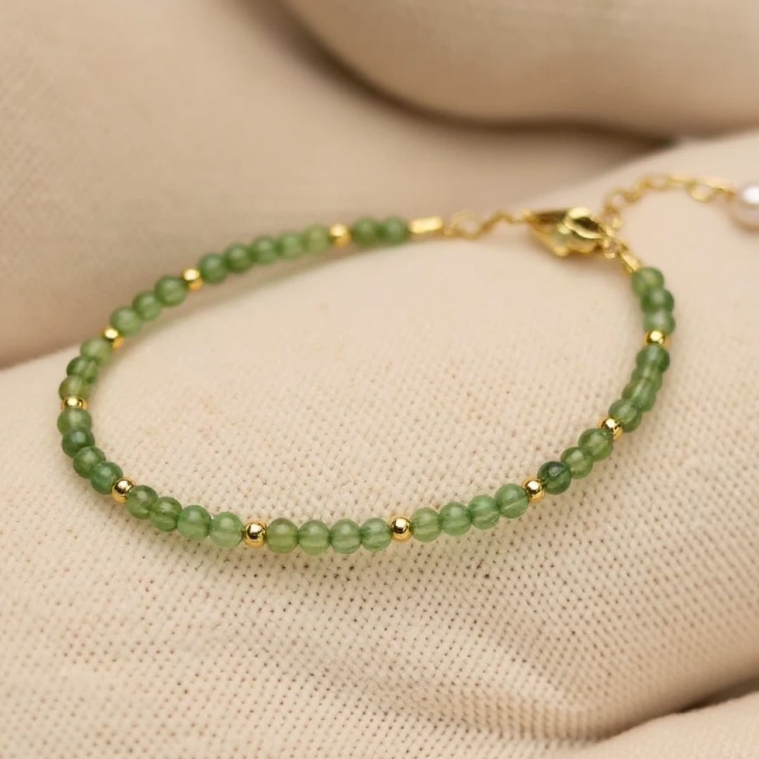 "Birth Month" Bracelet in Natural Stone