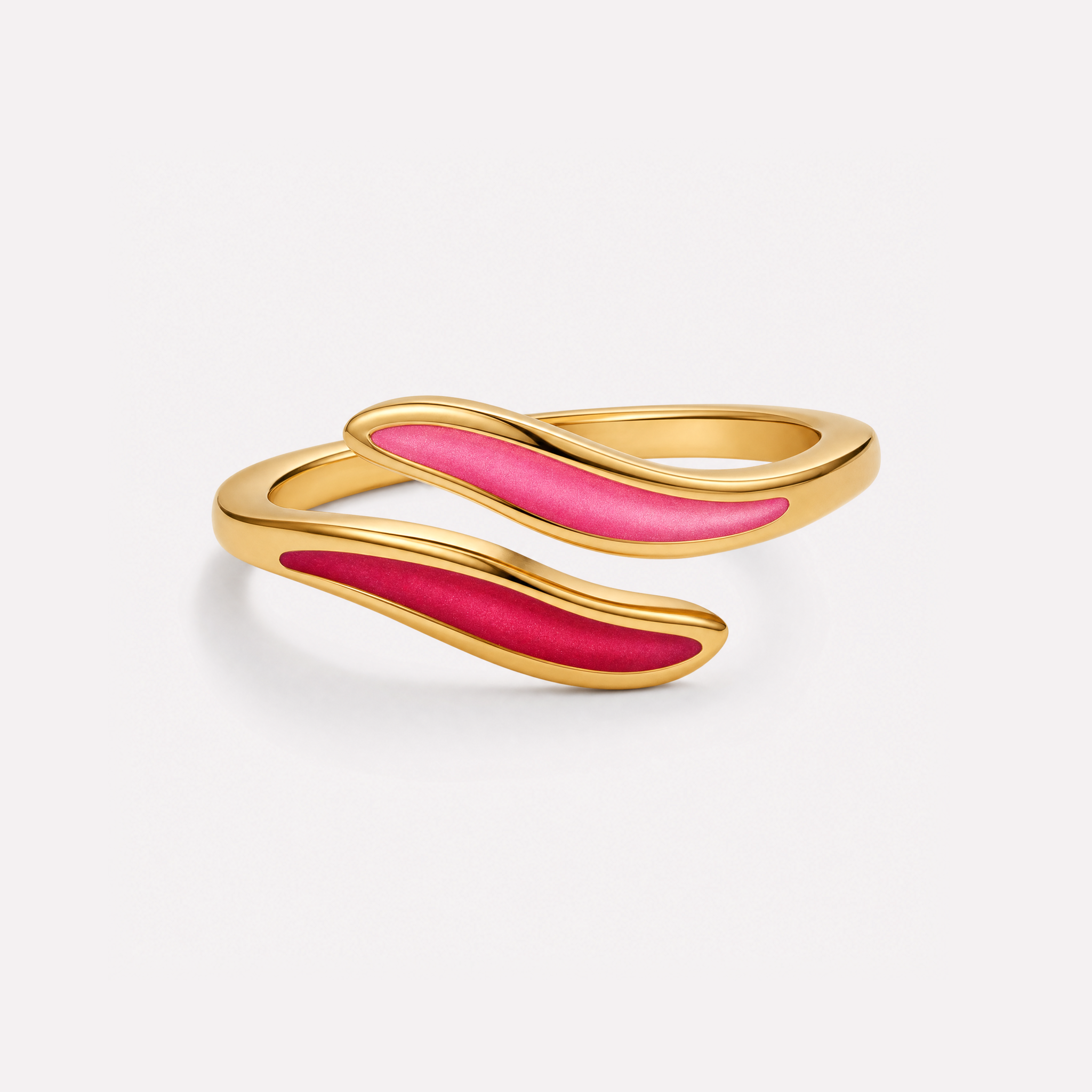 Colomba Enamel Wrap Ring