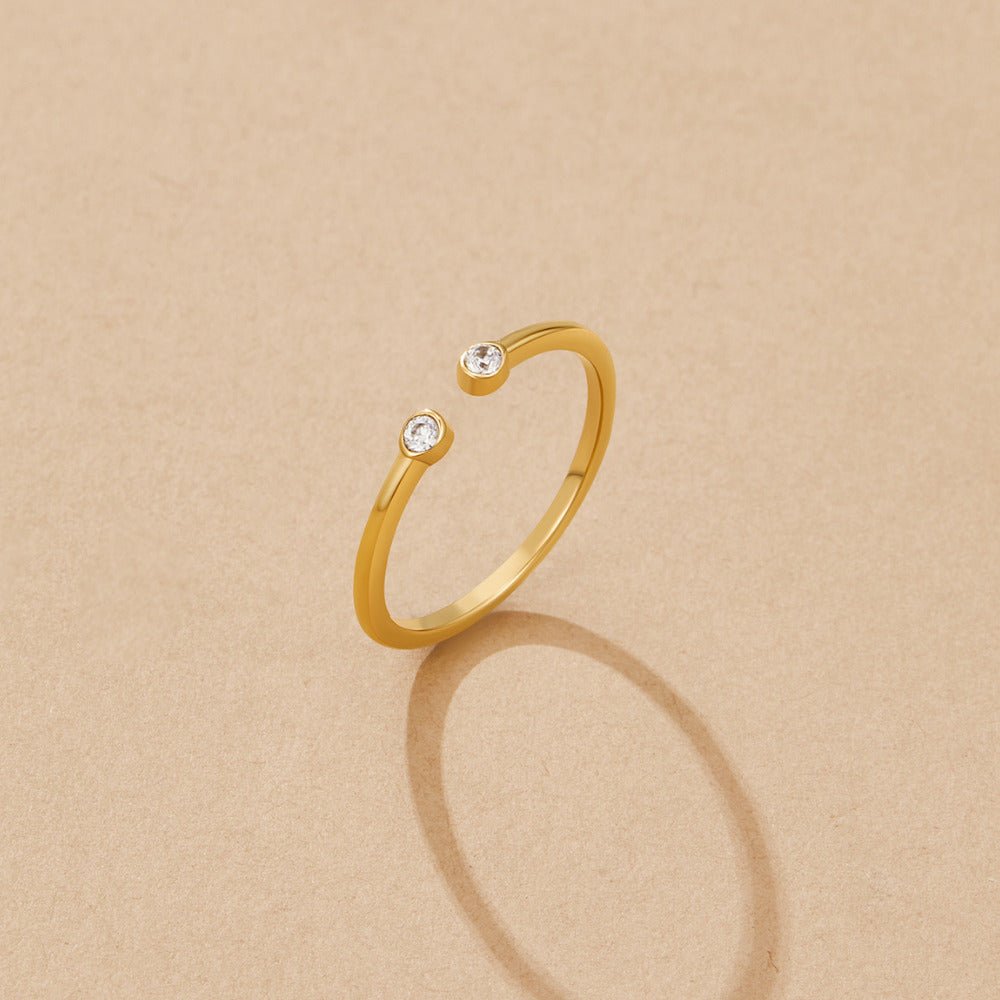 Gemella Duo Crystal Ring