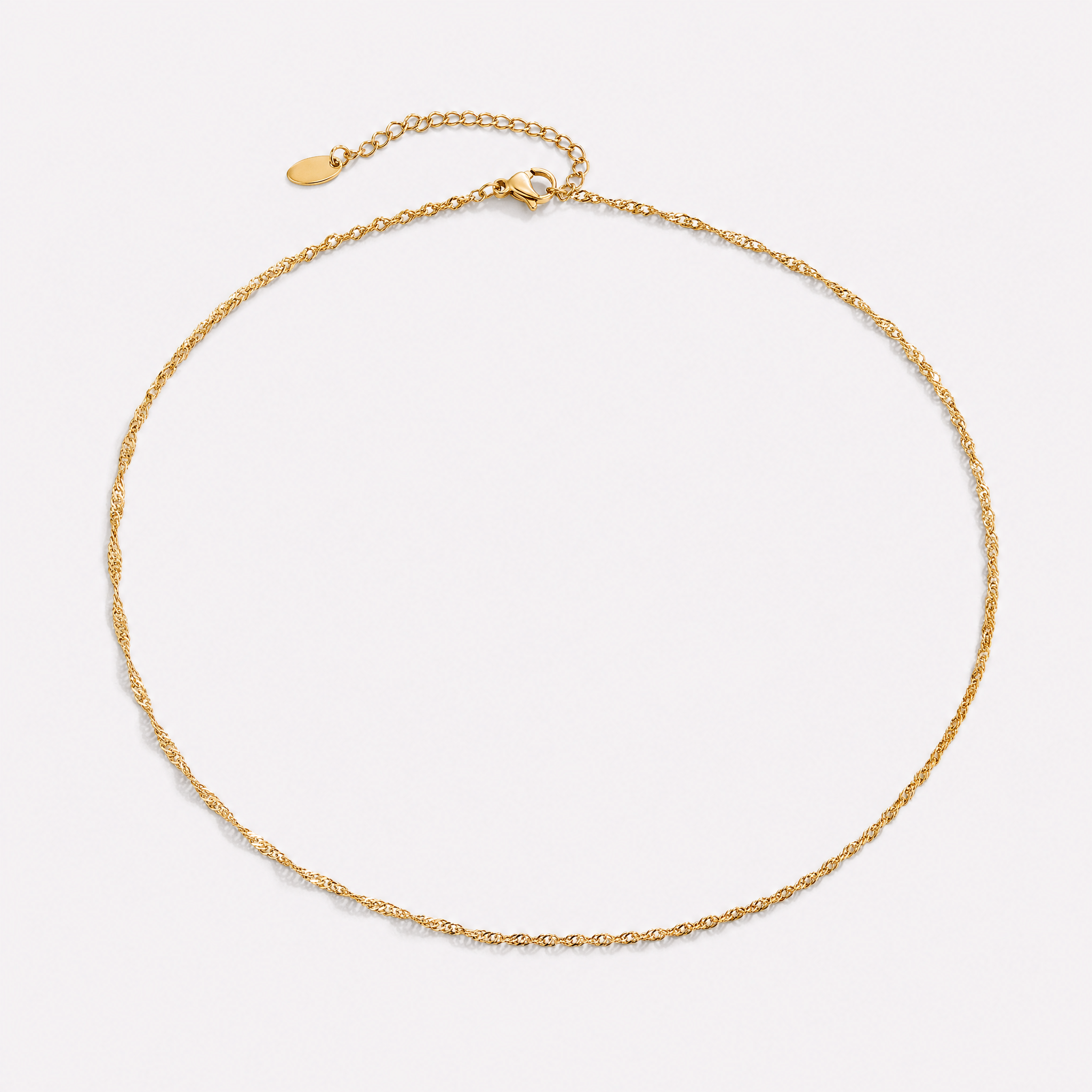 Virginia Twist Chain Necklace