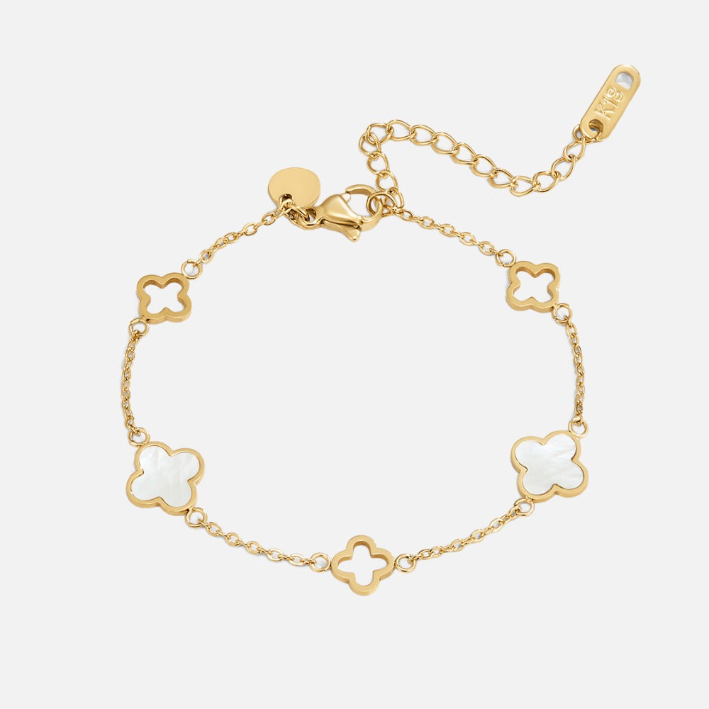 Viola Clover Bracelet